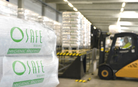 Zone de chargement propre et sèche